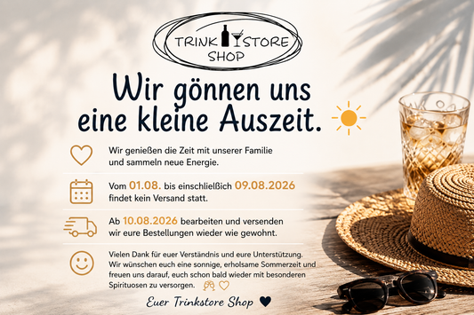 ☀️ Sommerpause beim Trinkstore Shop ☀️