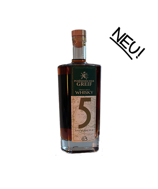 Pommersche Greif Single Malt Whisky 0,5l 58,6%vol. Cask Strenght (2009-2014) Limitiert